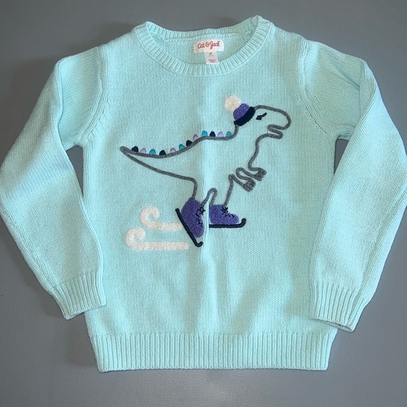 Dinosaur Sweater with Sonoma Jeans Bundle Size 4T - Picture 6 of 9
